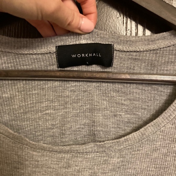 WORKHALL off the shoulder long sleeve top - Picture 2 of 3